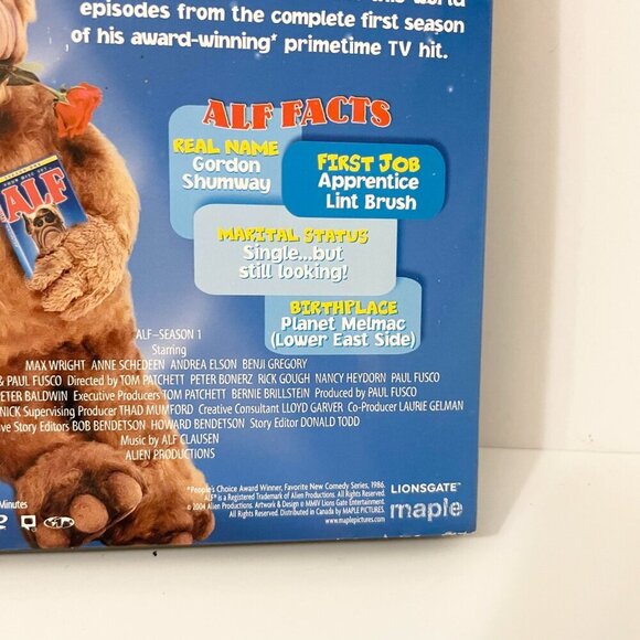 Alf Season 1 DVD Four Disc Set - Picture 3 of 16